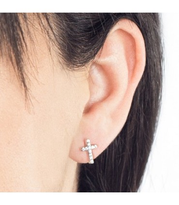 Pendientes  Pendientes Cruz Cristales