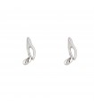 Pendientes Corchea ¿Bailamos? Plata