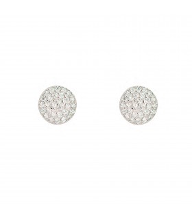 Pendientes  Pendientes Círculo Relleno Cristal