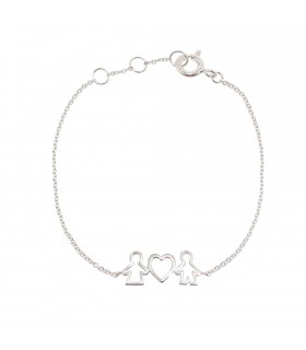Pulseras Pulsera Chico y Chica Plata