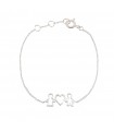 Pulsera Chico y Chica Plata