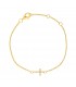 Pulseras Pulsera Mini Cruz Cristales