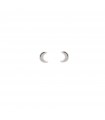 Pendientes Mini Luna Plata 925
