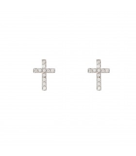 Pendientes  Pendientes Cruz Cristales