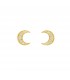 Pendientes  Pendientes Luna Cristal