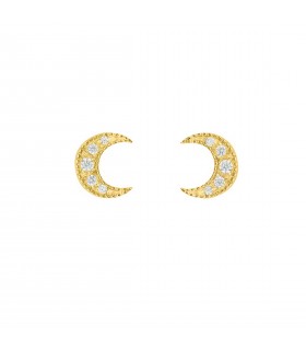 Pendientes  Pendientes Luna Cristal
