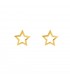 Pendientes  Pendientes Estrella Hueca