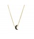 Colgantes  Colgante Luna Cristal Negro
