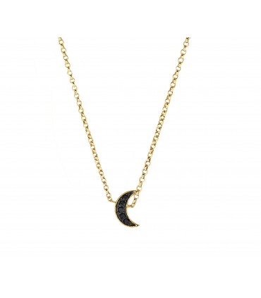 Colgantes  Colgante Luna Cristal Negro