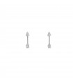 Pendientes Mini Flecha Plata 925