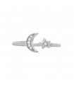 Anillo Luna y Estrella Plata 925