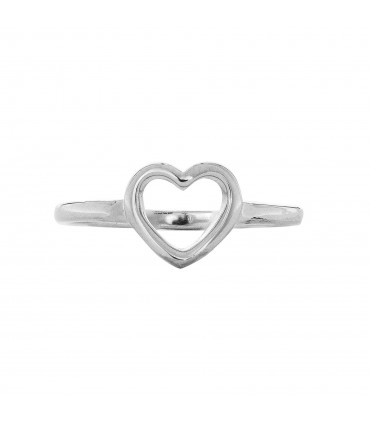 Anillos Anillo Corazón Hueco Plata 925
