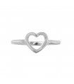 Anillo Corazón Hueco Plata 925