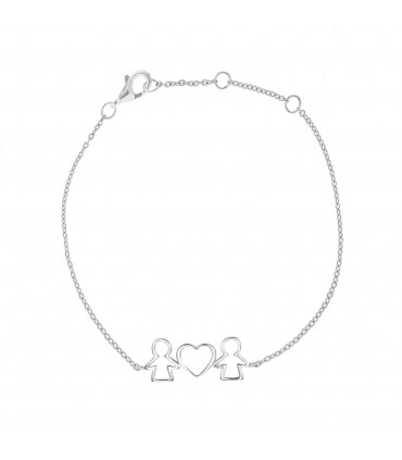 Pulseras Pulsera Chica y Chica Plata