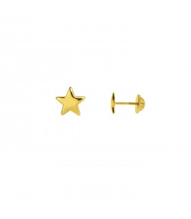 Niña y bebé Pendientes Bebé Estrella