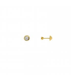 Niña y bebé Pendientes Bebé Cristal 3mm