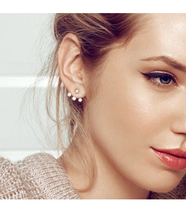 Pendientes  Pendientes Aplique Cristal Plata