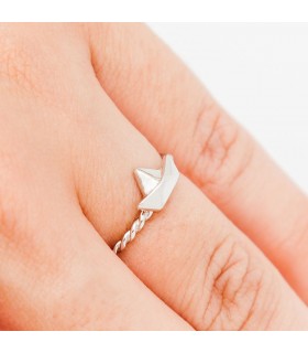 Anillos Anillo Barquito Plata 925