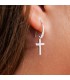 Pendientes  Pendientes Cruz Colgada