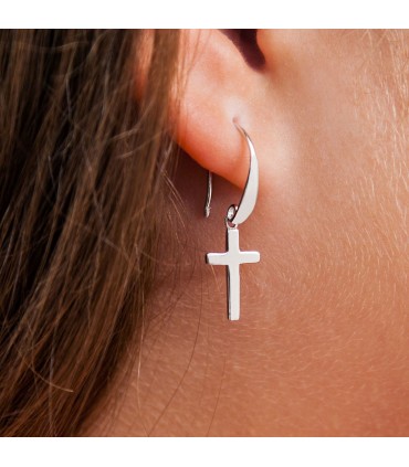 Pendientes  Pendientes Cruz Colgada