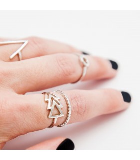 Anillos Anillo Tribu Plata 925