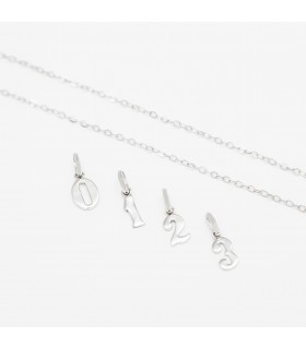 Rebajas Charms Números Plata 925