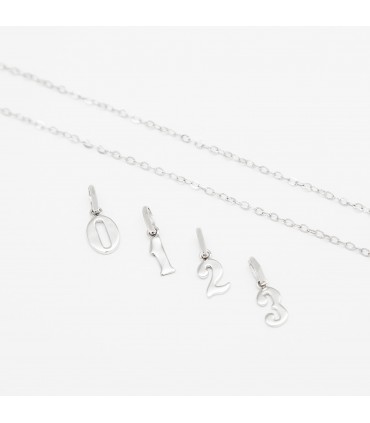 Rebajas Charms Números Plata 925