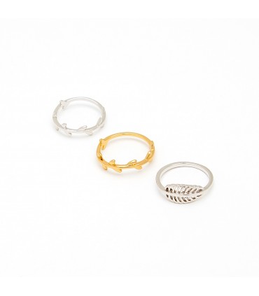 Anillos Anillo Hojitas
