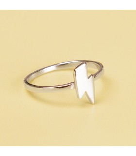 Anillos Anillo Rayo Plata 925