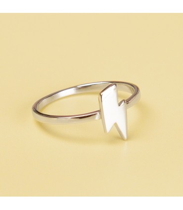 Anillos Anillo Rayo Plata 925