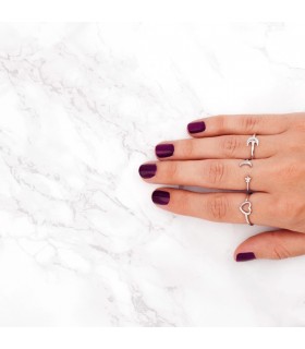 Anillos Anillo Luna Plata 925