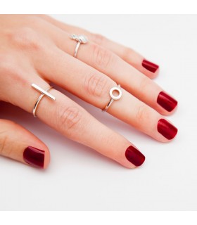 Anillos Anillo Círculo Plata 925