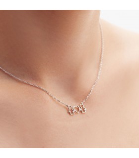 Colgantes  Colgante Chica y Chica Plata 925
