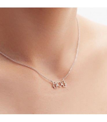 Colgantes  Colgante Chica y Chica Plata 925