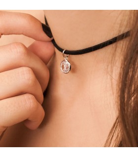 Colgantes  Colgante Chocker Plata