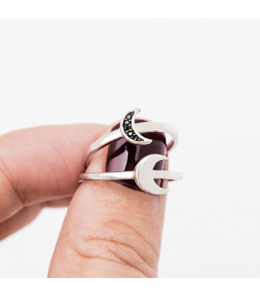 Anillos Anillo Luna Plata 925