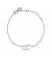 Pulsera Corazón Doble