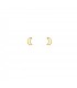 Pendientes  Pendientes Luna Hueca