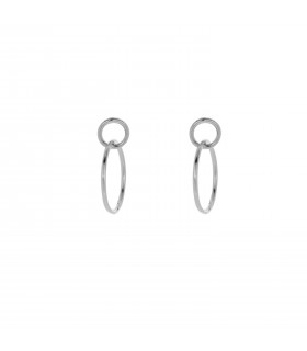 Pendientes  Pendientes Doble Círculo