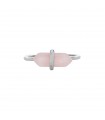 Anillo Cuarzo Rosa Plata 925