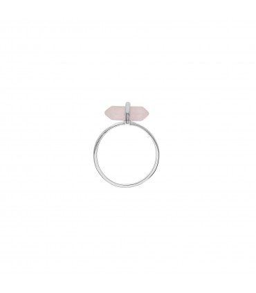 Anillos Anillo Cuarzo Rosa Plata 925