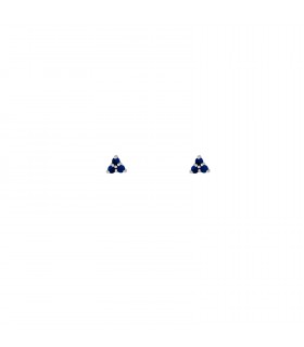 Pendientes  Pendientes Triple Zafiro