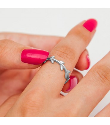 Anillos Anillo Hojitas