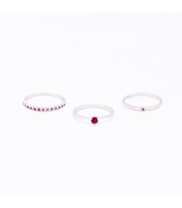 Anillos Anillo Rubí Plata 925