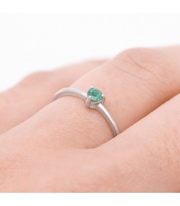 Anillos Anillo Esmeralda Plata 925