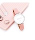 Relojes Reloj Pestañas Piel Vegana Rosa