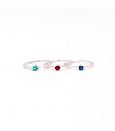 Anillos Anillo Esmeralda Plata 925