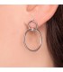 Pendientes  Pendientes Doble Círculo
