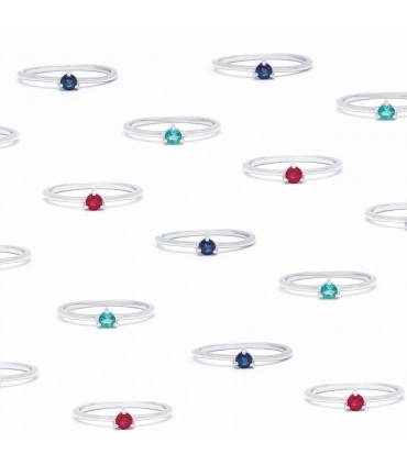 Anillos Anillo Esmeralda Plata 925
