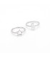 Anillos Anillo Estrella Hueca Plata 925